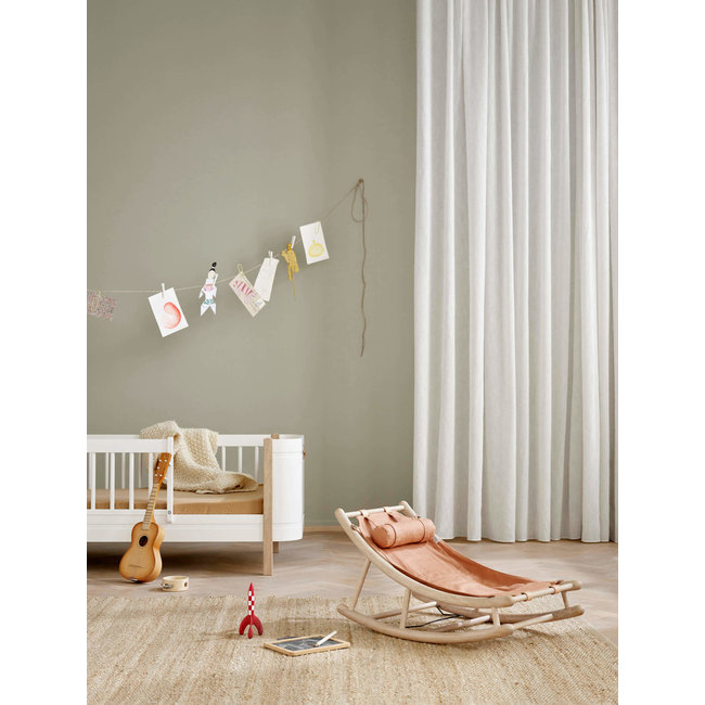 OLIVER FURNITURE TRANSAT ÉVOLUTIF WOOD - NAISSANCE À 7ANS CARAMEL