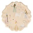 MERI MERI PACK ANNIVERSAIRE "Princesse" - 5 Bougies + 8 Assiettes + 24 Décorations de gâteau + 1 Guirlande