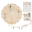 MERI MERI PACK ANNIVERSAIRE "Princesse" - 5 Bougies + 8 Assiettes + 24 Décorations de gâteau + 1 Guirlande