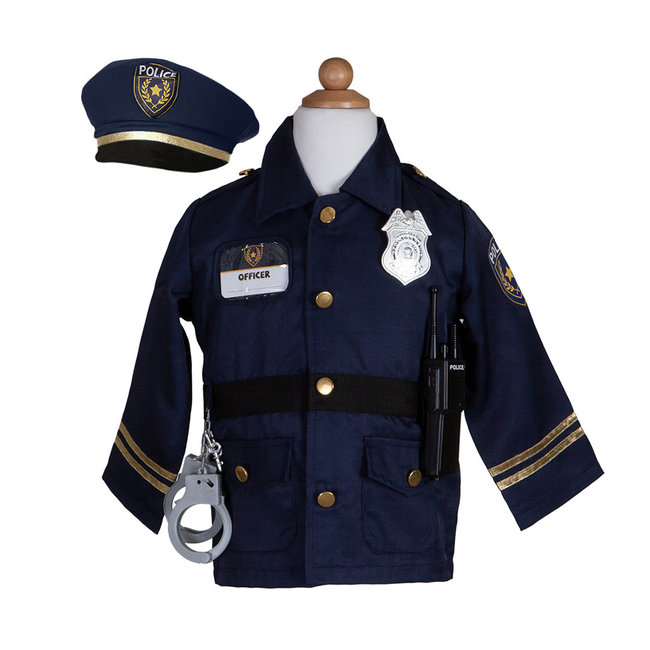 DÉGUISEMENT - SET POLICIER AVEC ACCESSOIRES 4-6ANS - MOM POP