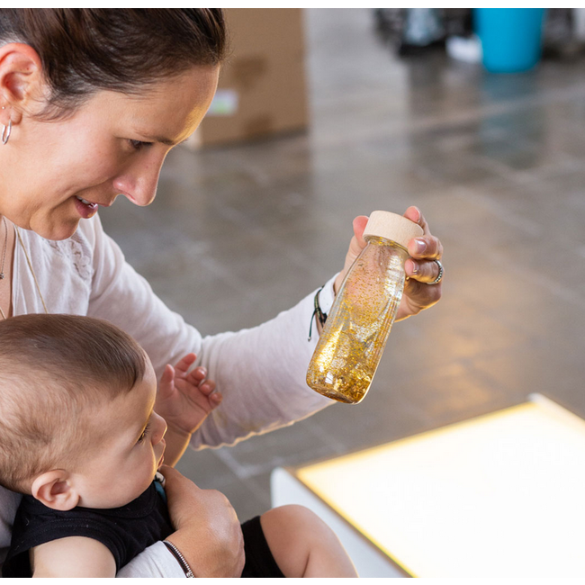 PETIT BOUM BOUTEILLE SENSORIELLE PETIT BOUM "FLOAT" DORÉ