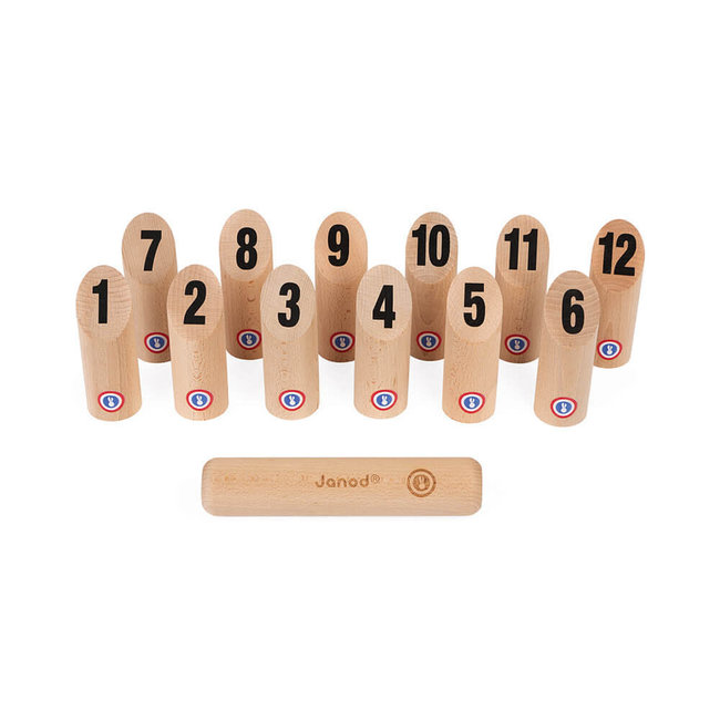 JANOD JEU DE QUILLES EN BOIS - FABRICATION FRANÇAISE