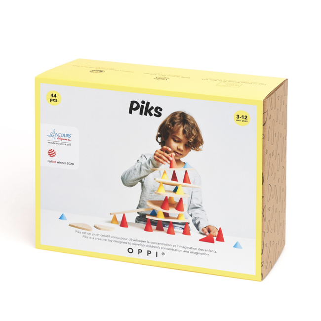 OPPI PIKS - KIT MEDIUM (33 CÔNES + 11 PLANCHETTES)