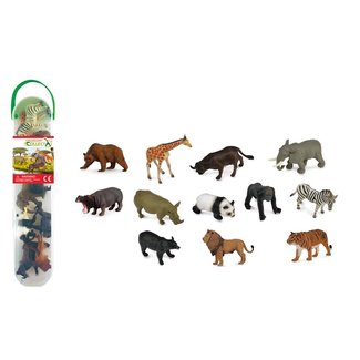 COLLECTA MINI SET DE 12 ANIMAUX SAUVAGES (7-11CM)