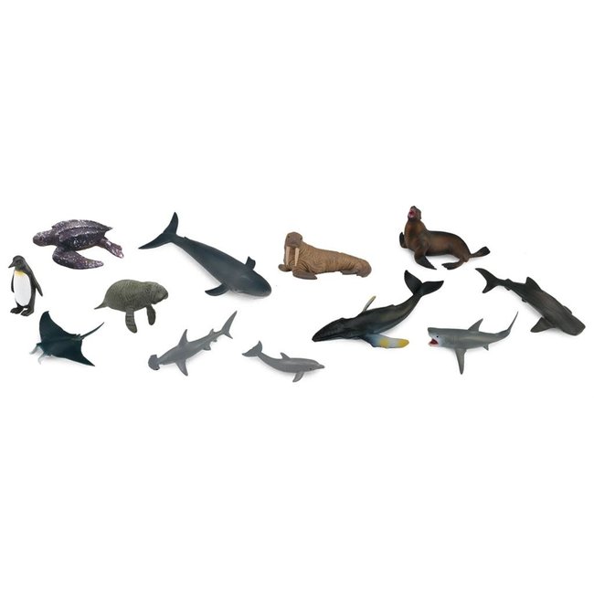 COLLECTA MINI SET DE 12 ANIMAUX MARINS (7-11CM)