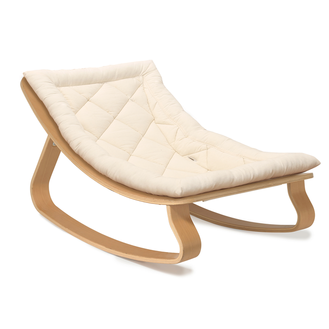 CHARLIE CRANE LEVO - TRANSAT - COUSSIN ORGANIC WHITE MILK - BOIS DE HÊTRE