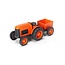 GREEN TOYS TRACTEUR ET REMORQUE ORANGE