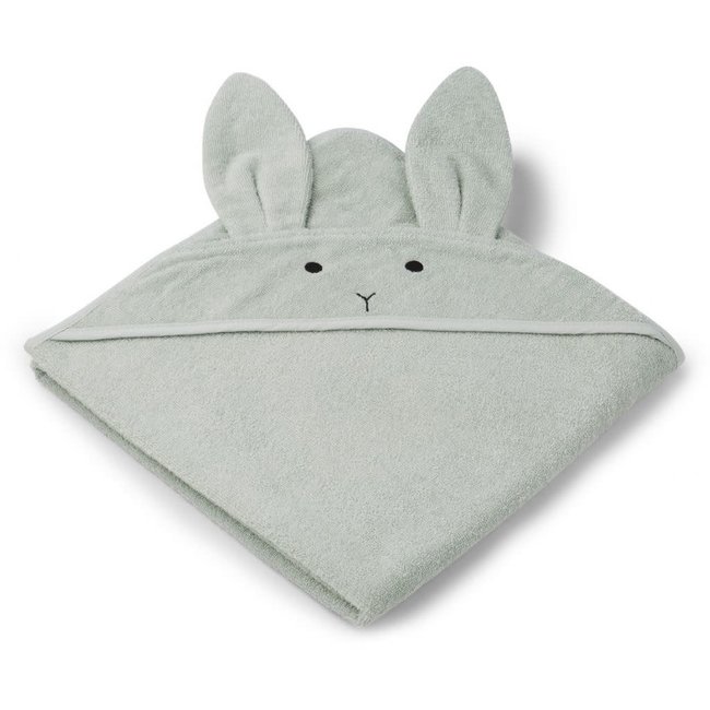 LIEWOOD CAPE DE BAIN 100X100 "AUGUSTA" LAPIN DUSTY MINT