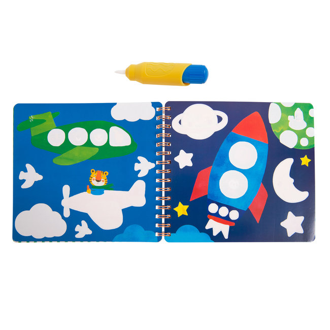 MOULIN ROTY COLORIAGE À L'EAU - PEINTURE PINCEAU MAGIQUE - LES POPIPOP