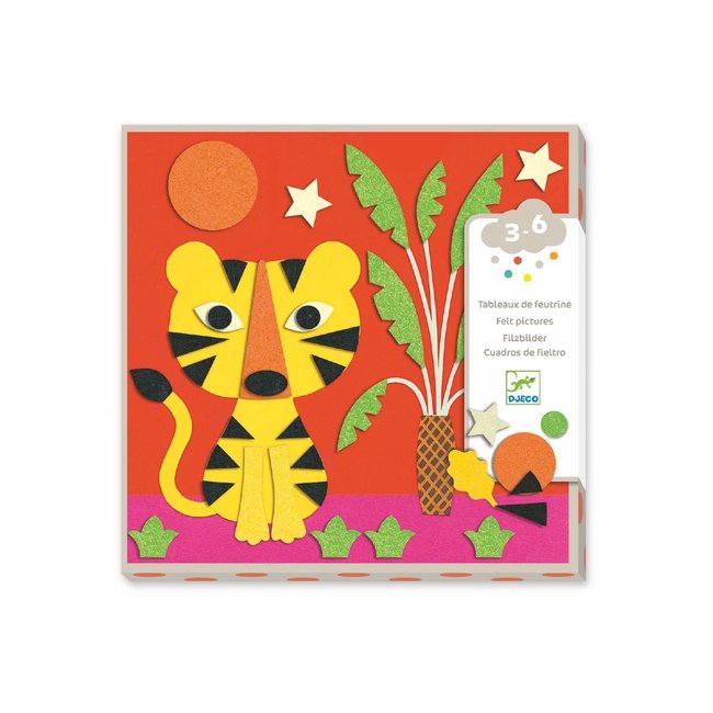 DJECO COLLAGE DES PETITS - FEUTRINE DOUCE NATURE 3-6ANS