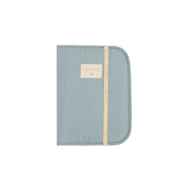 NOBODINOZ PROTÈGE CARNET DE SANTÉ POEMA - STONE BLUE