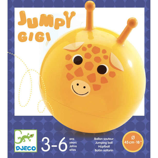 DJECO JEUX D'ADRESSE - BALLON SAUTEUR JUMPY GIGI DIAM 45CM