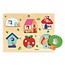 DJECO PUZZLE D'ENCASTREMENT 6PCS / +18MOIS - COUCOU-HOUSE