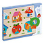 DJECO PUZZLE D'ENCASTREMENT 6PCS / +18MOIS - COUCOU-HOUSE