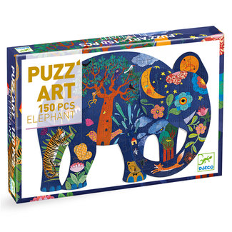DJECO PUZZLE PUZZ'ART 150 PCS - ELEPHANT