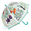 DJECO PARAPLUIE TRANSPARENT ENFANT - FLEURS ET OISEAUX
