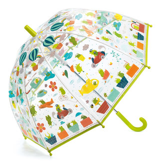 DJECO PARAPLUIE TRANSPARENT ENFANT - GRENOUILLETTES