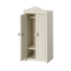 MAILEG ARMOIRE DOUBLE PORTES BOIS BLANC 16CM