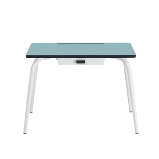 LES GAMBETTES BUREAU D'ECOLIER 6-12ANS ROMY UNI BLEU JADE