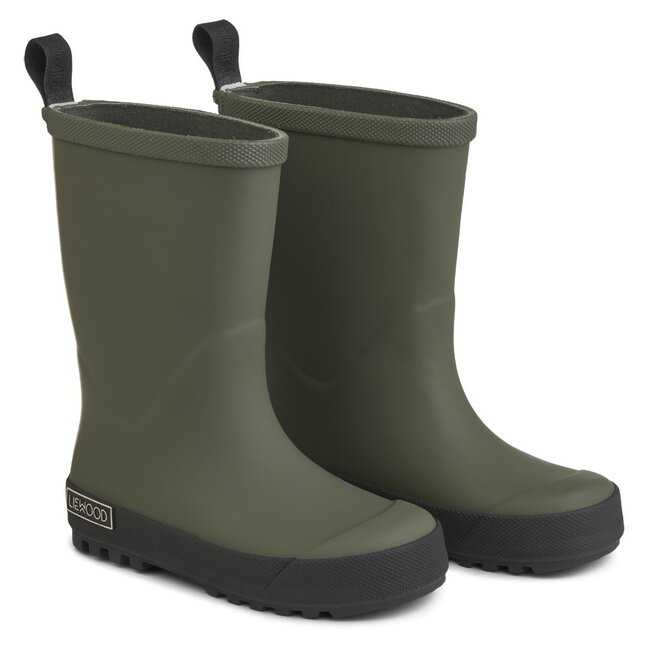 LIEWOOD BOTTES DE PLUIE HAUTES "RIVER" HUNTER GREEN/BLACK