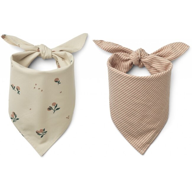 LIEWOOD 2 X BAVOIRS BANDANA "BALI" PEACH SEA SHELL