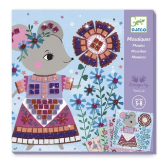 DJECO COLLAGE - MOSAÏQUE GLITTER LOVELY PETS 5-8ANS