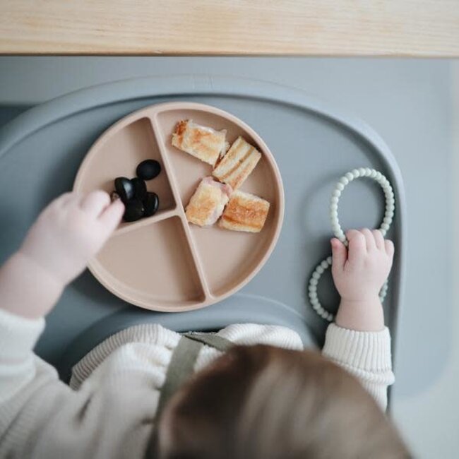 MUSHIE 3 X BRACELETS DE DENTITION SILICONE ''PEARL'' GREEN TEA - COOL GRAY - SEA SALT