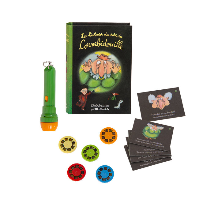 MOULIN ROTY LAMPE À HISTOIRES - LIVRE COFFRET CORNEBIDOUILLE