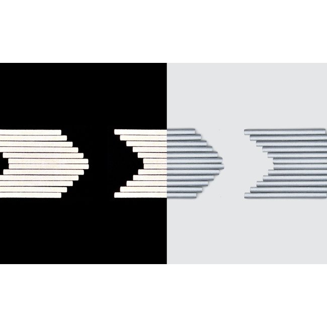 RAINETTE 12 X RÉFLECTEURS POUR RAYONS DE VÉLO "ARGENT"