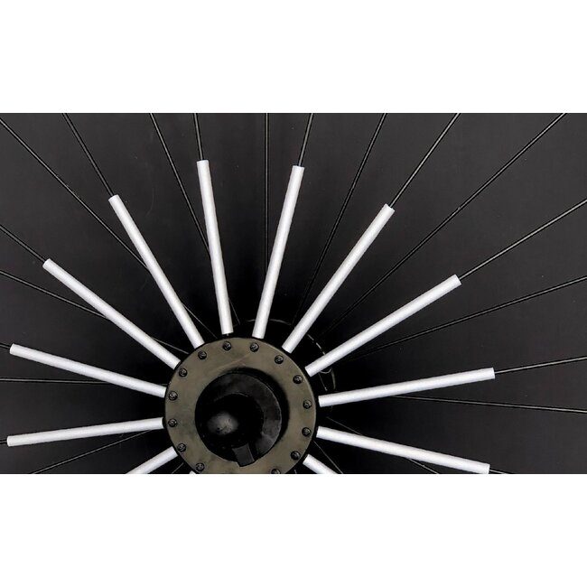 RAINETTE 12 X RÉFLECTEURS POUR RAYONS DE VÉLO "ARGENT"