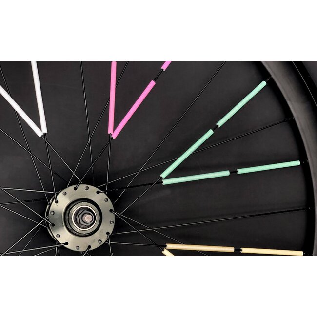 RAINETTE 12 X RÉFLECTEURS POUR RAYONS DE VÉLO "MULTICOLORE"