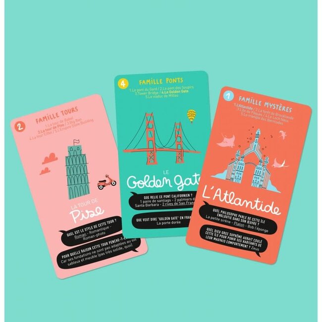 MINUS EDITIONS JEU DE 7 FAMILLES "SUPER ENDROITS"