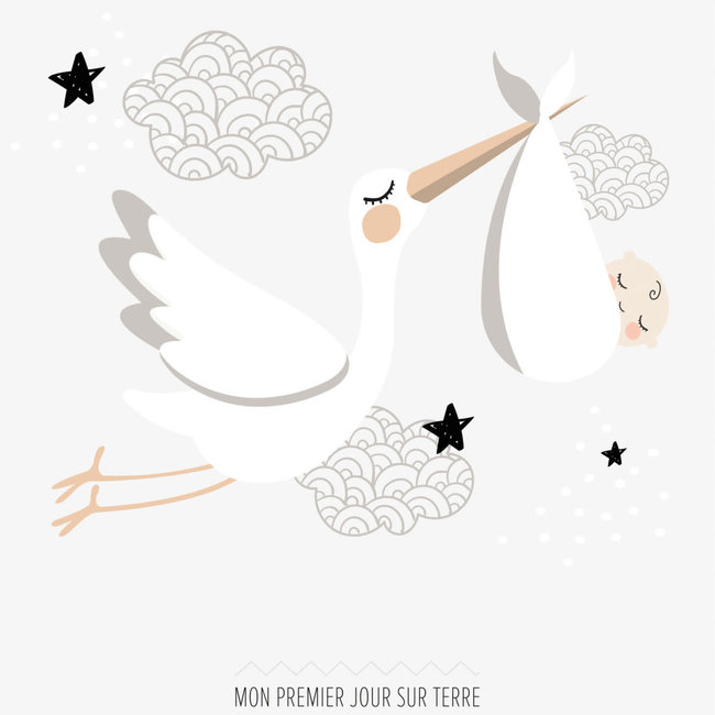 LES PETITES DATES AFFICHE "MES PREMIÈRES FOIS" À TAMPONNER 40X50CM