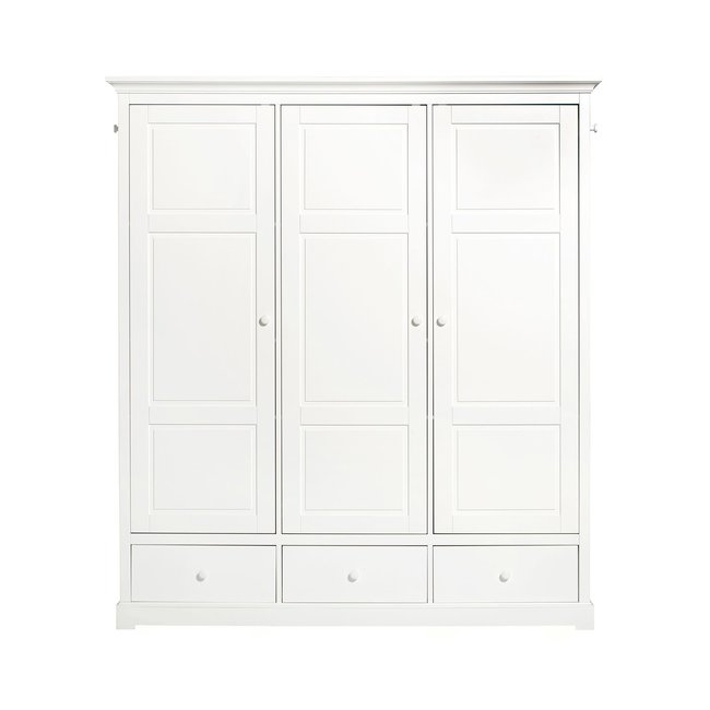 OLIVER FURNITURE ARMOIRE 3 PORTES SEASIDE BLANC