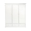 OLIVER FURNITURE ARMOIRE 3 PORTES SEASIDE BLANC