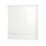 OLIVER FURNITURE ARMOIRE 3 PORTES SEASIDE BLANC