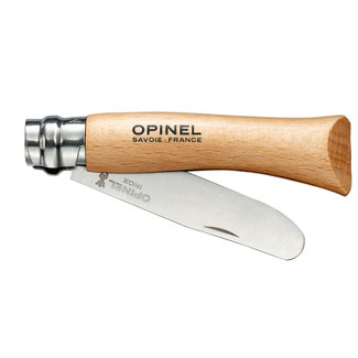 OPINEL COUTEAU DE POCHE À BOUT ROND "MON PREMIER OPINEL" HÊTRE NATUREL