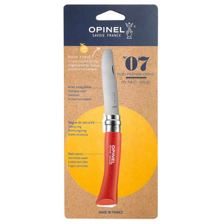 OPINEL COUTEAU DE POCHE À BOUT ROND "MON PREMIER OPINEL" ROUGE