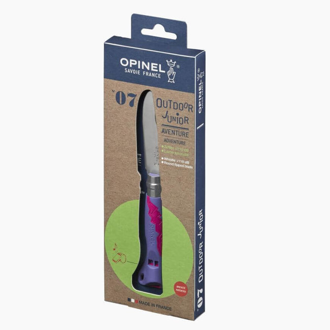 OPINEL COUTEAU DE POCHE N°7 AVEC SIFFLET "OUTDOOR JUNIOR" PARME