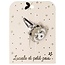 LUCIOLE ET PETIT POIS 1 X BARRETTE 4CM - PANDA ROUX DORÉ