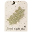 LUCIOLE ET PETIT POIS BARRETTE GLITTER "TROIS ÉTOILES" OR