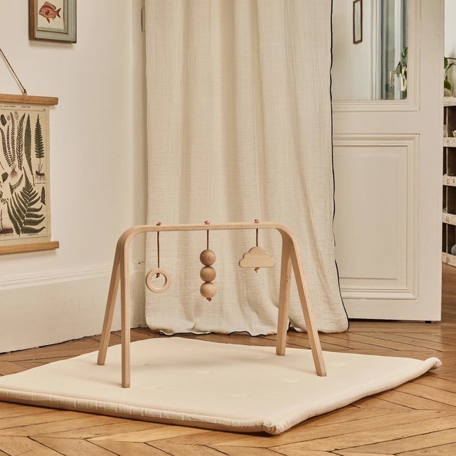 CHARLIE CRANE TAMI - TAPIS D'ÉVEIL 100X100CM - NATUREL MILK