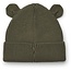 LIEWOOD BONNET OREILLES "GINA BEANIE" COTON ARMY