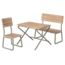 MAILEG GRAND SALON DE JARDIN (TABLE, CHAISE, BANC) 9CM