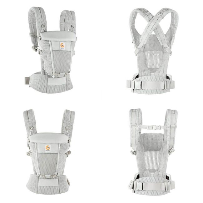 ERGOBABY PORTE BEBE - ADAPT - SOFTFLEX - GRIS PERLE