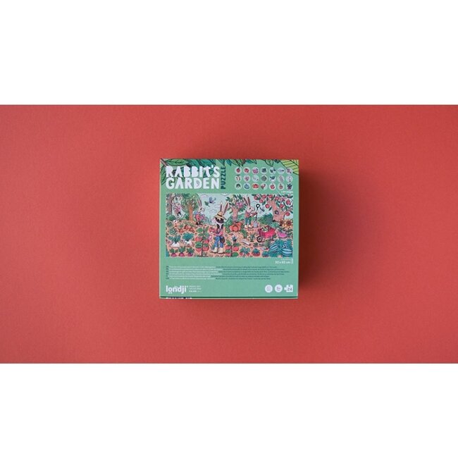 LONDJI PUZZLE CHERCHE & TROUVE "RABBIT'S GARDEN" (24 PCS)