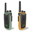 KIDYWOLF PAIRE DE TALKIE WALKIE "KIDYTALK" VERT & ORANGE