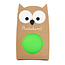 RATATAM BALLE REBONDISSANTE HIBOU - VERT FLUO