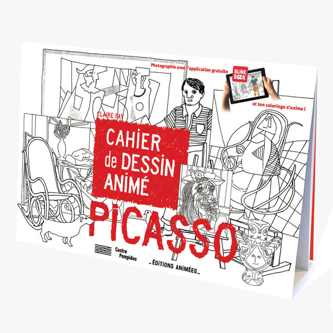 ÉDITIONS ANIMÉES CAHIER DE DESSIN ANIMÉ "PICASSO" 16 PAGES