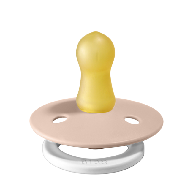 BIBS TÉTINE EN CAOUTCHOUC NATUREL NUIT (PHOSPHORESCENT) ROSE BLUSH